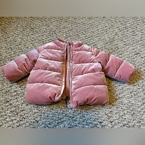 Baby Gap Girls Pink Puffer Coat size 6-12 months
